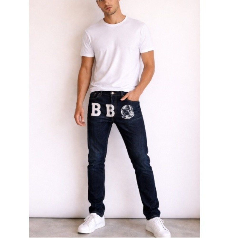 Billionaire Boys Club Men's Dark Blue Denim Dromeda Slim Cut Jeans Size 32 NWOT